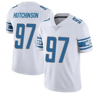 Detroit Lions Men's Aidan Hutchinson Limited Vapor Untouchable Jersey - White