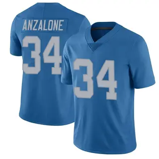 Detroit Lions Men's Alex Anzalone Limited Throwback Vapor Untouchable Jersey - Blue