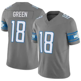 Detroit Lions Men's Antoine Green Limited Silver Vapor F.U.S.E. Jersey