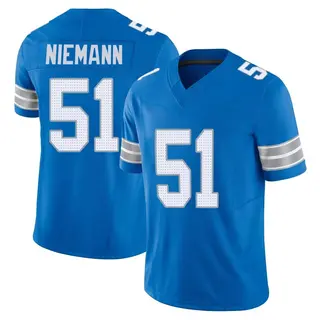 Detroit Lions Men's Ben Niemann Limited Vapor F.U.S.E. 2nd Jersey - Blue