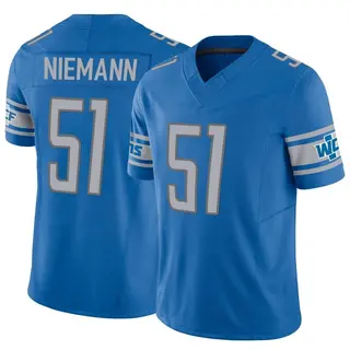 Detroit Lions Men's Ben Niemann Limited Vapor F.U.S.E. Jersey - Blue