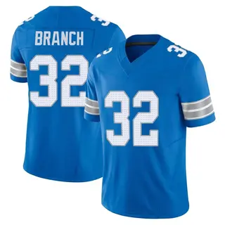 Detroit Lions Men's Brian Branch Limited Vapor F.U.S.E. 2nd Jersey - Blue