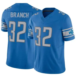 Detroit Lions Men's Brian Branch Limited Vapor F.U.S.E. Jersey - Blue