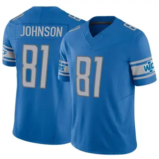 Detroit Lions Men's Calvin Johnson Limited Vapor F.U.S.E. Jersey - Blue
