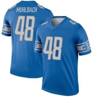 Detroit Lions Men's Don Muhlbach Legend Jersey - Blue