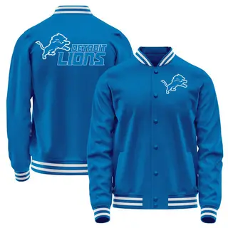 Detroit Lions Men's Full-Snap Jacket - Light Blue