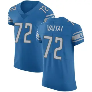 Detroit Lions Men's Halapoulivaati Vaitai Elite Team Color Vapor Untouchable Jersey - Blue