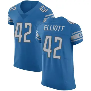 Detroit Lions Men's Jalen Elliott Elite Team Color Vapor Untouchable Jersey - Blue