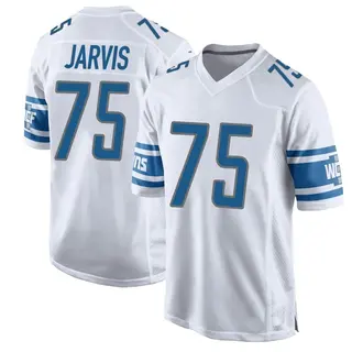 Detroit Lions Men's Kevin Jarvis Game Jersey - White