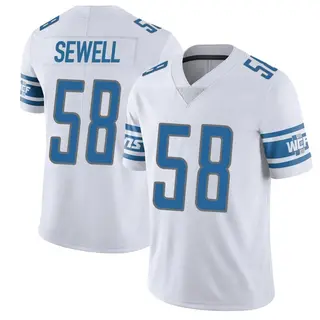 Detroit Lions Men's Penei Sewell Limited Vapor Untouchable Jersey - White