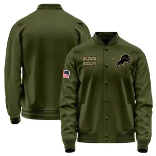 Detroit Lions Men's Salute to Service Sideline Performance Jacket - Olive