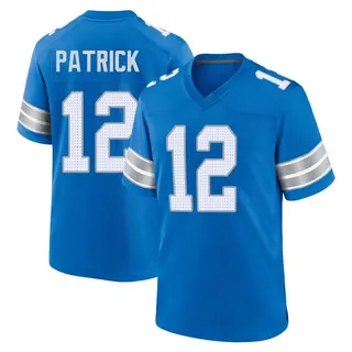 Detroit Lions Men's Tim Patrick Game 2nd Jersey - Blue