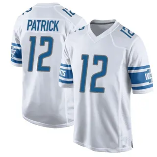 Detroit Lions Men's Tim Patrick Game Jersey - White