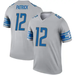 Detroit Lions Men's Tim Patrick Legend Inverted Jersey - Gray