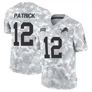 Detroit Lions Men's Tim Patrick Limited 2024 Salute to Service Jersey - Arctic Camo
