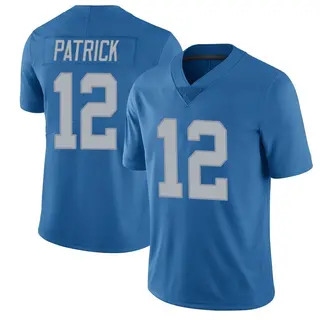 Detroit Lions Men's Tim Patrick Limited Throwback Vapor Untouchable Jersey - Blue