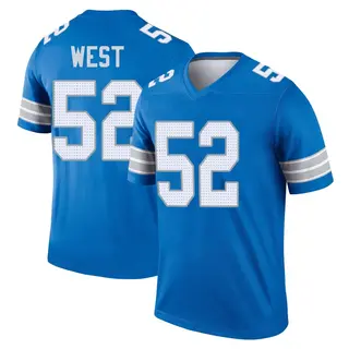 Detroit Lions Men's Tyre West Legend 2nd Jersey - Blue