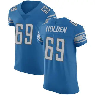Detroit Lions Men's Will Holden Elite Team Color Vapor Untouchable Jersey - Blue