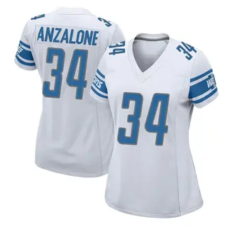 Detroit Lions Women's Alex Anzalone Game Jersey - White