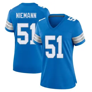 Detroit Lions Women's Ben Niemann Game 2nd Jersey - Blue