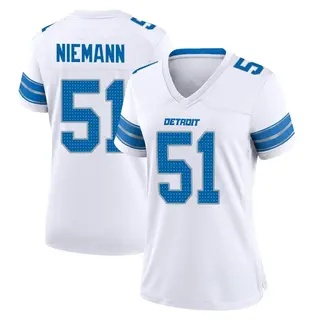Detroit Lions Women's Ben Niemann Game 2nd Jersey - White