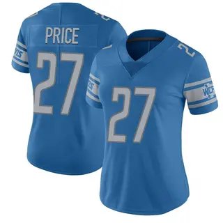 Detroit Lions Women's Bobby Price Limited Team Color Vapor Untouchable Jersey - Blue