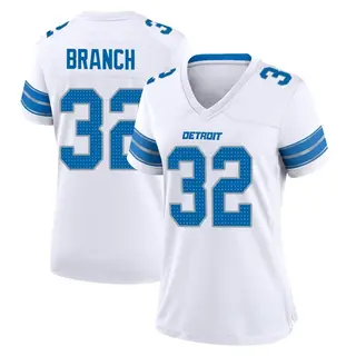 Detroit Lions Women's Brian Branch Game 2nd Jersey - White