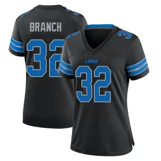 Detroit Lions Women's Brian Branch Game Alternate 2nd Jersey - Black