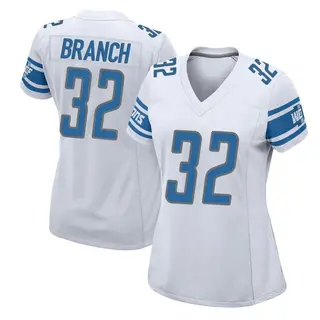 Detroit Lions Women's Brian Branch Game Jersey - White