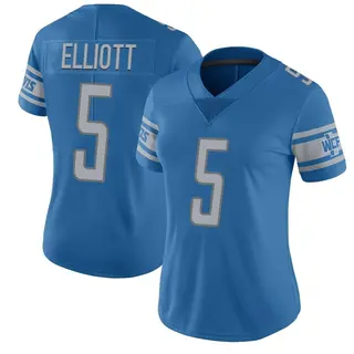 Detroit Lions Women's DeShon Elliott Limited Team Color Vapor Untouchable Jersey - Blue