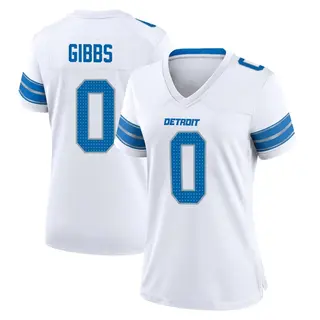 Detroit Lions Women's Jahmyr Gibbs Game 2nd Jersey - White