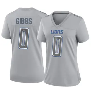 Detroit Lions Women's Jahmyr Gibbs Game Atmosphere Fashion Jersey - Gray
