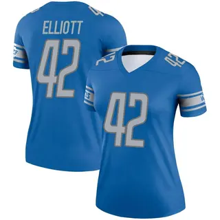 Detroit Lions Women's Jalen Elliott Legend Jersey - Blue
