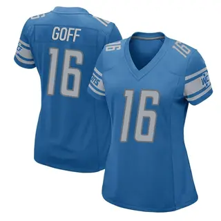 Detroit Lions Women's Jared Goff Game Team Color Jersey - Blue