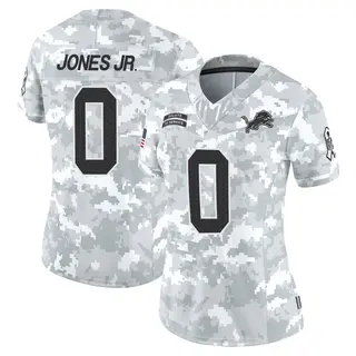 Detroit Lions Women's Marvin Jones Jr. Limited 2024 Salute to Service Jersey - Arctic Camo