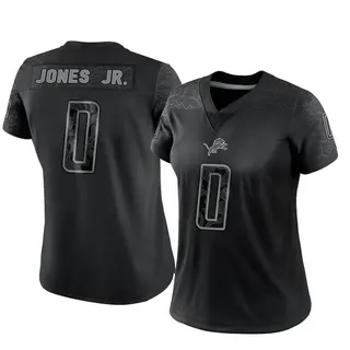 Detroit Lions Women's Marvin Jones Jr. Limited Reflective Jersey - Black