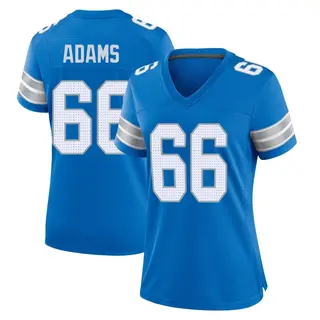 Detroit Lions Women's Myles Adams Game 2nd Jersey - Blue