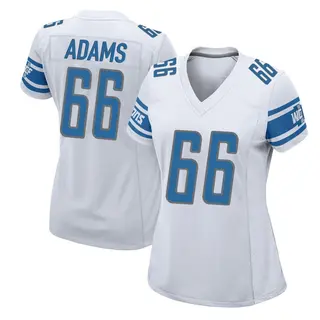 Detroit Lions Women's Myles Adams Game Jersey - White