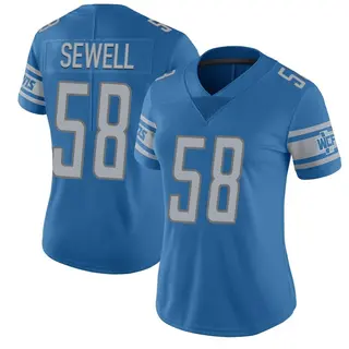 Detroit Lions Women's Penei Sewell Limited Team Color Vapor Untouchable Jersey - Blue
