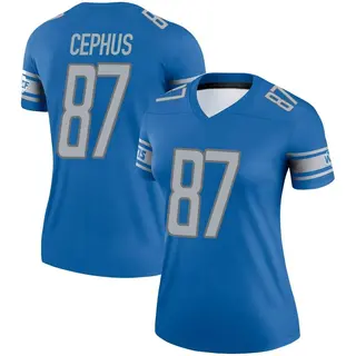 Detroit Lions Women's Quintez Cephus Legend Jersey - Blue