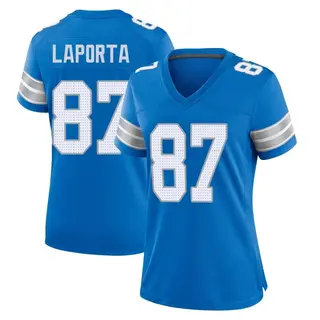 Detroit Lions Women's Sam LaPorta Game 2nd Jersey - Blue