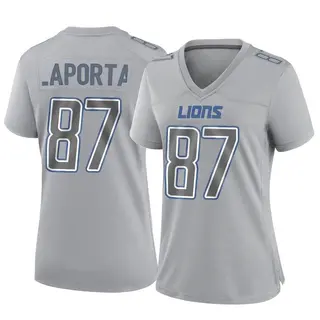 Detroit Lions Women's Sam LaPorta Game Atmosphere Fashion Jersey - Gray