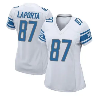 Detroit Lions Women's Sam LaPorta Game Jersey - White