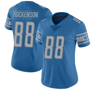 Detroit Lions Women's T.J. Hockenson Limited Team Color Vapor Untouchable Jersey - Blue