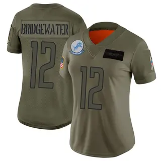Detroit Lions Women's Teddy Bridgewater Limited 2019 Salute to Service Jersey - Camo