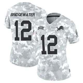 Detroit Lions Women's Teddy Bridgewater Limited 2024 Salute to Service Jersey - Arctic Camo