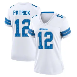 Detroit Lions Women's Tim Patrick Game 2nd Jersey - White