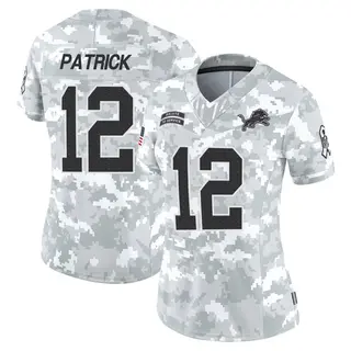 Detroit Lions Women's Tim Patrick Limited 2024 Salute to Service Jersey - Arctic Camo