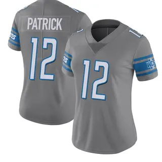 Detroit Lions Women's Tim Patrick Limited Color Rush Steel Jersey