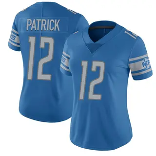 Detroit Lions Women's Tim Patrick Limited Team Color Vapor Untouchable Jersey - Blue